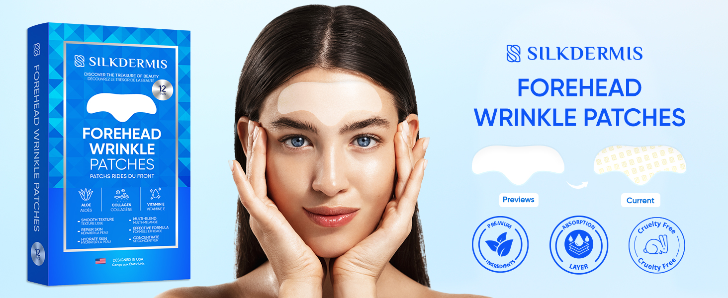 Forehead Wrinkle Patches Collagen Vitamin E